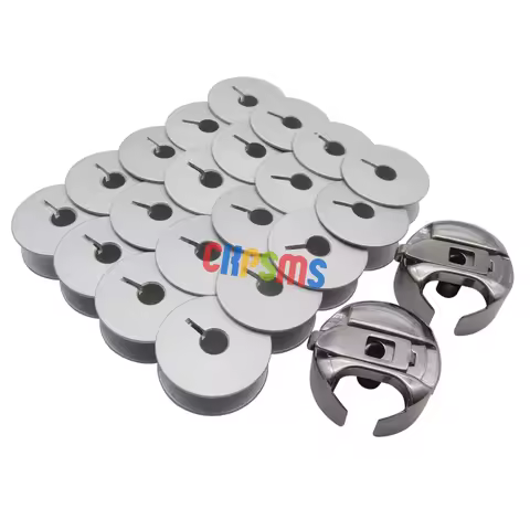 Bobbin Case & Aluminum Bobbin FIT FOR JUKI DU-141H, DU-1181, DU-1181N, JACK H2, H5