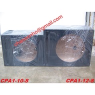 CAR ROUND SUBWOOFER BOX WOOFER BOX 10” / 12” INCH WITH FULL CARPET CAR SPEAKER WOOFER BOX ROUND SLOT