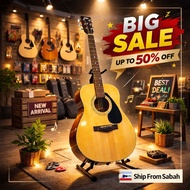 Acoustic Guitar Yamaha F310 Natural 100% Original [Penghantaran Percuma Seluruh Sabah]