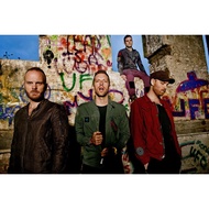 Coldplay Chris Martin Poster Wallpaper Wall Decor Band Vintage