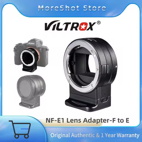 VILTROX NF-E1 Auto Focus Lens Adapter Aperture Control for Nikon F to Sony E mount A9 A7II A7RIII A7