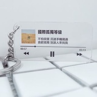 Gareth T 國際孤獨等級 鎖匙扣