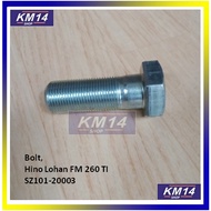 Bolt Trunion As Bogi Hino Lohan FM 260 TI Bolt, SZ101-20003 ORI