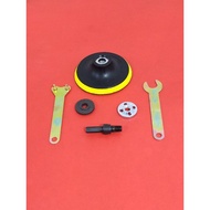 Arbor Converter Package & 4" Velcro Pad Sandpaper Pad/ Arbor Adapter + 4" Velcro Pad Sandpaper Pad