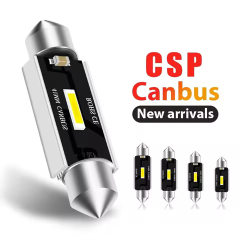 1x CSP 1860 C5W LED Car 31mm 36mm 39mm 41mm Festoon Reading Light Auto Interior Dome Vehicle Trunk D