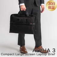 Tumi TUMI Business Bag Alpha 3 Compact Large Screen Laptop Brief ALPHA 3 117302-1041 Black Black