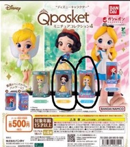 新 Bandai Qposket Disney 公主系列 日本扭蛋 白雪公主+愛麗絲