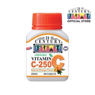 21st Century Vitamin C-250 Orange (Chewable) (100 Tablets)