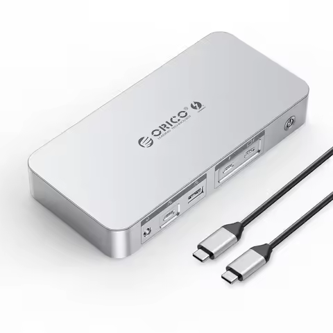 ORICO Thunderbolt 4 Docking Station Type C to HDMI-Compatible Adapter 8K@30Hz USB 3.2 Gen2 HUB Split