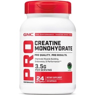 GNC Pro Performance Creatine Monohydrate, Improes Muscle Building, Endurance, Performance, 3.5g, 120
