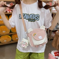 KY/🏅Women's Canvas Bag2022New Simple SummerinsJapanese Jelly All-Match and Cute Shoulder Bag Small Bag RJS9