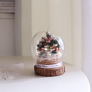 DIY多款松果聖誕樹魔法球小夜燈 乾燥花 聖誕禮盒 交換禮物材料包