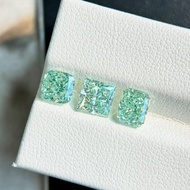 Lab Grown Diamond On Stock CVD HPHT Lab Grown Diamond Fancy Cut Green Cushion Cut Fancy Color  IGI C