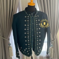 Beskap replacement for men, Solo Javanese beskap/, Solo beskap, emerald color