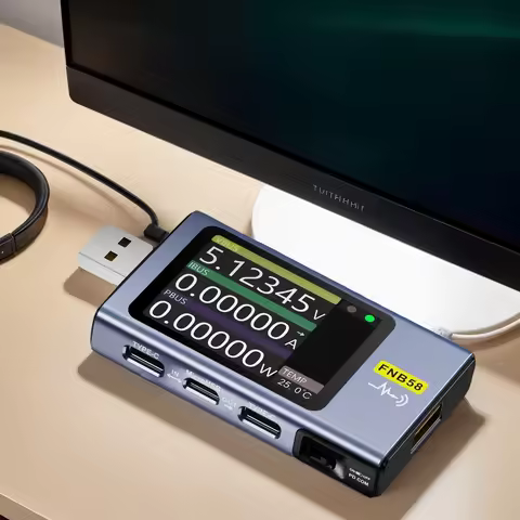 FNIRSI-FNB58 Digital Voltmeter Ammeter USB Tester TYPE-C Fast Charge Detection Trigger Capacity Meas