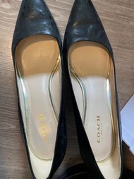Coach shoes leather