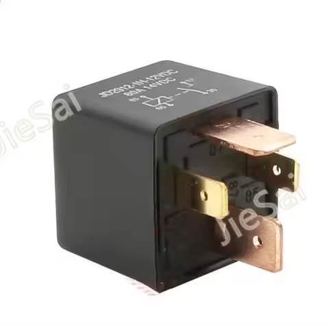 Black universal 4 pin DC80A 12V 24V 36V 48V electronic relay auto relay for Battery car