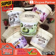 Glaze Donat Collins 1kg Topping Donat Mengkilap All Varian Rasa Selai Donut Pasta Coklat Dipping Cho