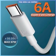 6A fast charging cable for XM to USB to Type C. Type C charging cable, Type C fast charging cable, 6