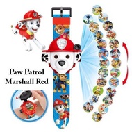 Kids Children 3D Projection Watch  Hello Kitty Frozen Avengers Spiderman McQueen Elsa PJ Mask Paw Patrol Rubble Marshall Chase My Little Pony Prime Bumble Bee Super Mario Luigi Princess Fun Toy School Clock Digital Watch Party Goodie Bag Party