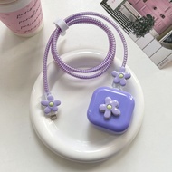 Fashion Flower Charger protector Charger case Fast charging cable protector for ip 18/20w charger su