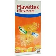 FLAVETTES VITAMIN C 1000MG + ZINC ETABLETS ORANGE 30S