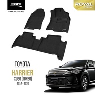 3D ROYAL Car Mat Toyota Harrier XU60 TURBO (2018 - 2020)