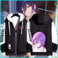 BH2 Chainsaw Man Movie Characters Reze & Makima Anime Zip-Up Unisex Hoodie