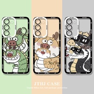 Phone Case Protective Case Year of the Dragon Galaxy Samsung S24ultra Phone Case S23S22 Suitable for S21 Spring Festival S20FE Benming Year A73A72 Cute A54A53 Cartoon A52A51 Transparent A50A34 Shock-resistant Case