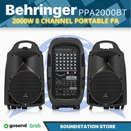 BEHRINGER EUROPORT PPA2000BT 2000W 8 Channel Portable PA Speaker Mixer