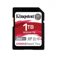 金士頓 1TB Canvas React Plus SDXC UHS-II V60 相機記憶卡 專業攝影（KT-SDR2V6-1TB）