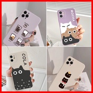 Japanese Korean Cat Coffee Realme15T 14X 13+12+X50 C61 XT GT7 9i C61 11 Pro Phone Case