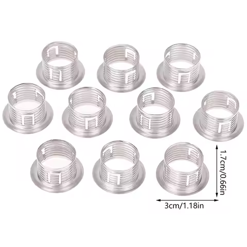 10pcs Metal Lamp Shade Ring G9 Lamp Shade Reduction Ring G9 Lamp Holder Ring, M20 Lamp Shade Bracket