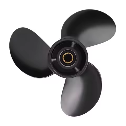 3B2W64517-1 Boat Propeller 8.5" X 9" Fit for Tohatsu Nissan Mercury Mariner Parsun 8HP-9.8HP 12 Toot