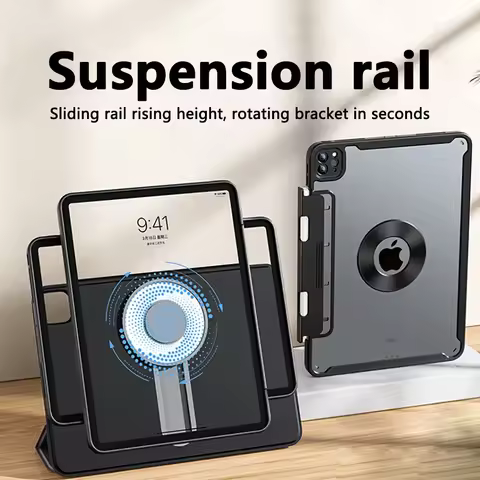 Suspension slide rail for iPad Pro 11 12.9 Case iPad Magnetic Case for iPad Air 5 Air 4 10.9 10 Gen 