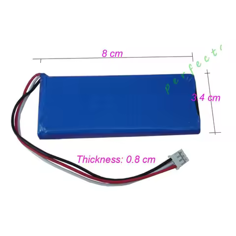 XINJ 7.4V 2840 mAh Li-Polymer Li Lithium Lipo Battery Cell 803480 JST-PH 3Pin 2.0mm For MID ipod Por