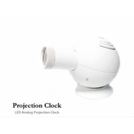 OVO LED投射鐘-黑阿拉伯數字/白刻度
