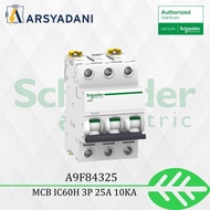 SCHNEIDER - A9F84325 - MCB IC60H 3P 25A
