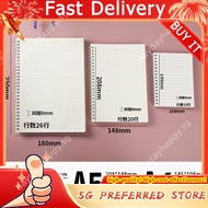 a6Pocket Coil Notebook a5pp High-Quality Work b5Note Record Small Notebook Grid Side Flip HU6V