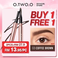 【BUY 1 FREE 1】O.TWO.O 3PCS/2PCS Waterproof Eyebrow Pencil With Brush Long Lasting