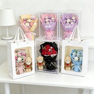 Valentine's Day Teddy Bear Bouquet Gift for Girlfriend Surprise Gift