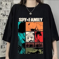 2022 New Japanese Anime Spy × Family Print T-Shirt Fashion Mens Womens T-Shirt Streetwear Cotton Coo