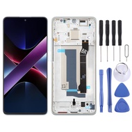 สำหรับ Xiaomi Poco X7 Pro AMOLED จอ LCD แบบดั้งเดิมประกอบครบชุดพร้อมกรอบหน้าจอดิจิตอล (สีดำ)