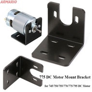 ARMARIO Motor Mount Bracket  Black 775 DC 775 Fixed Seat