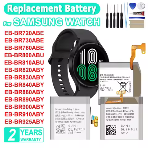 EB-BR955ABY SM-R350 EB-BR945ABY New Battery For Samsung Galaxy Gear Watch Fit 2 2Pro 5 5Pro 6 6Class