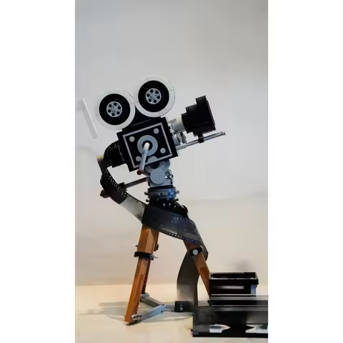 Camera Building Set 100th Anniversary Building Blocks Sets Compatible With Legoed Particles Suitable