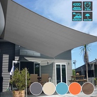 Sunshade Sun Shade Sail Waterproof UV Block Sunshade Canvas Canopy 420D Square Polyester Oxford Farb