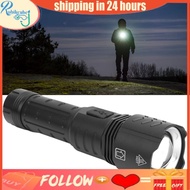 Rubikcube XHP90 Flashlight Zoomable Focusing USB Rechargeable Type‑C Torch Outdoor