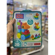 Mega Bloks-CHN10 interesting animal block toy set for children from 1 year old (bag is a bit old)