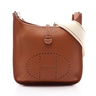 【二手】愛馬仕 HERMES Evelyne 3 Trois PM 金色肩背包 其他 Evelyne 3PM 金色 女士 二手 A